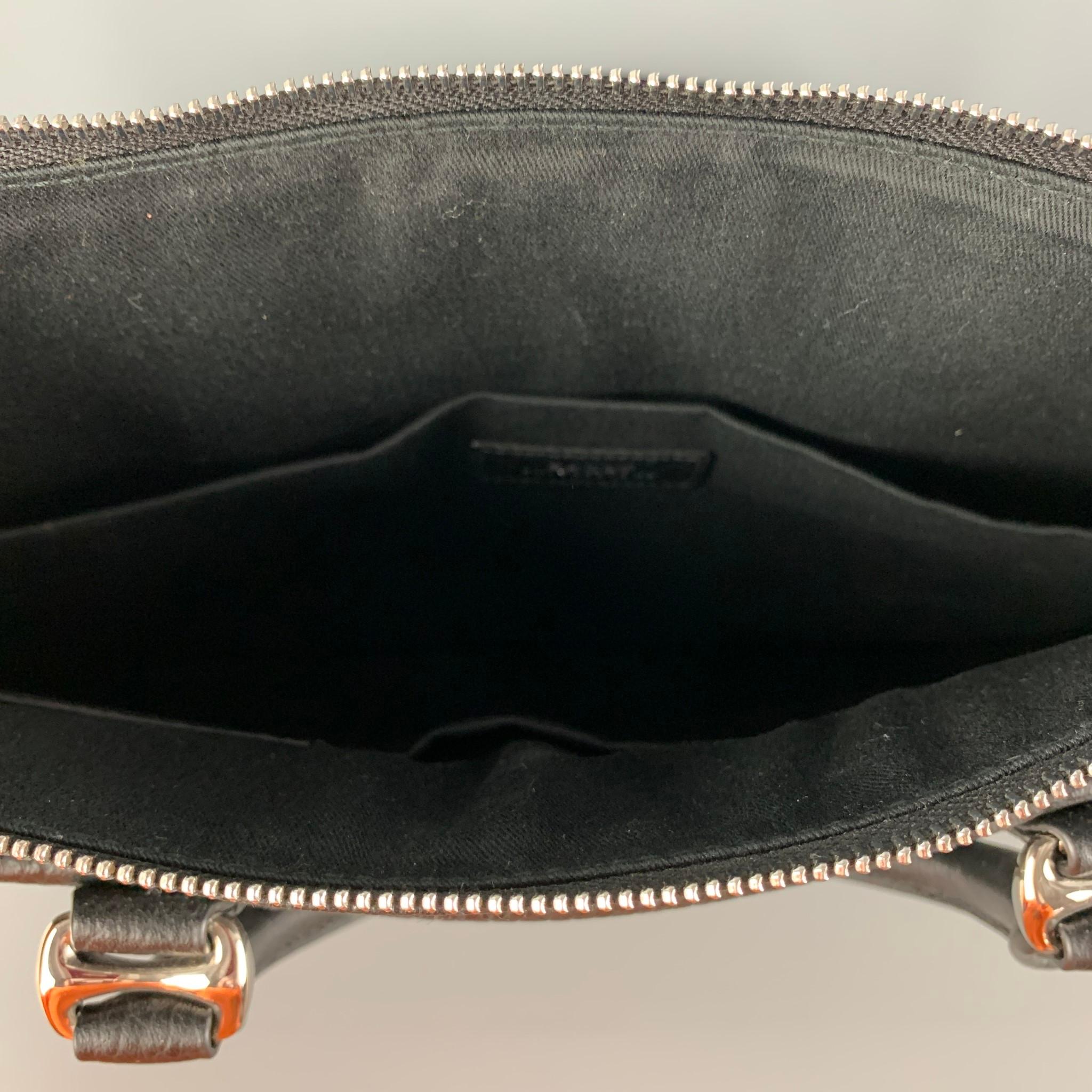 BALLY Black Pebble Grain Leather Shoulder Bag 1