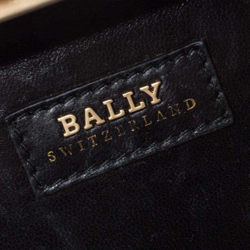 Women's Bally Brown Sequins Embellished Clutch Bag
