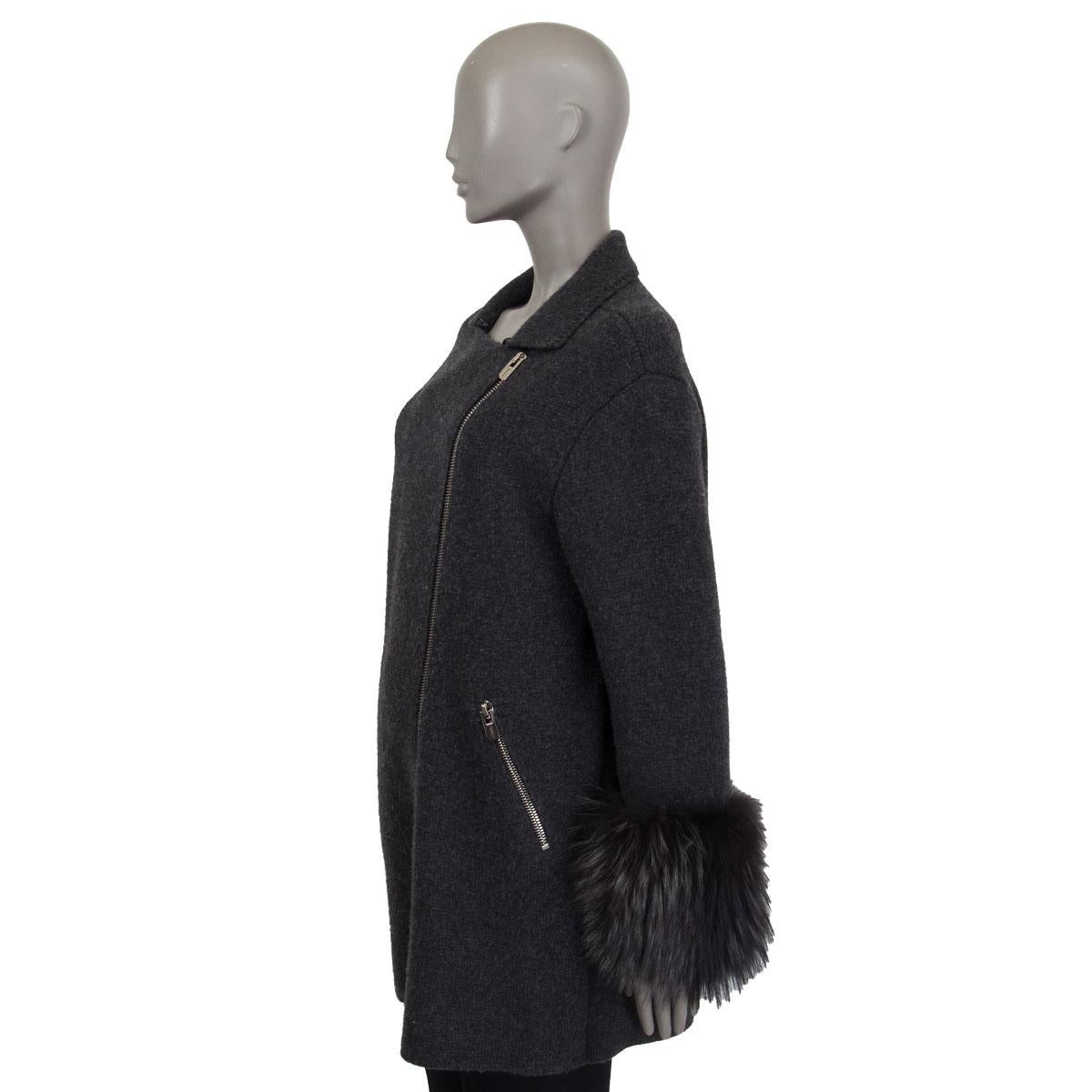 fur cuff coat