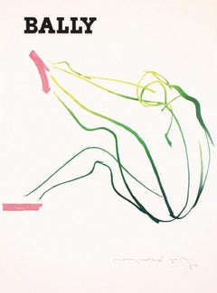 Bally Gid Femme Original Vintage Poster