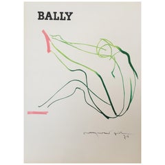 Bally Gid Femme, Small Format, Original Vintage Poster, 1976