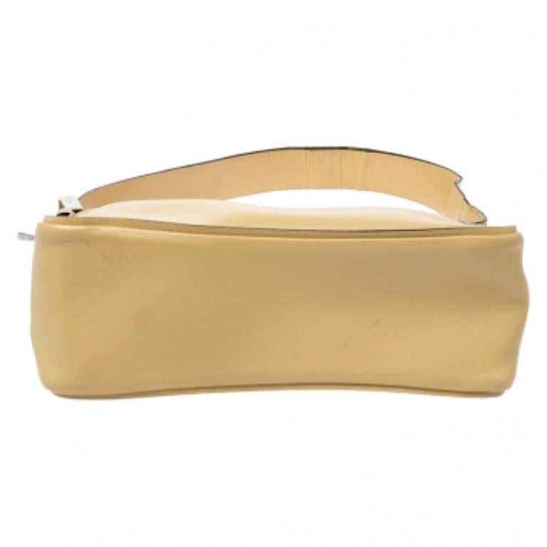 De las mujeres Bolso con cremallera de piel amarillo claro de Bally en venta