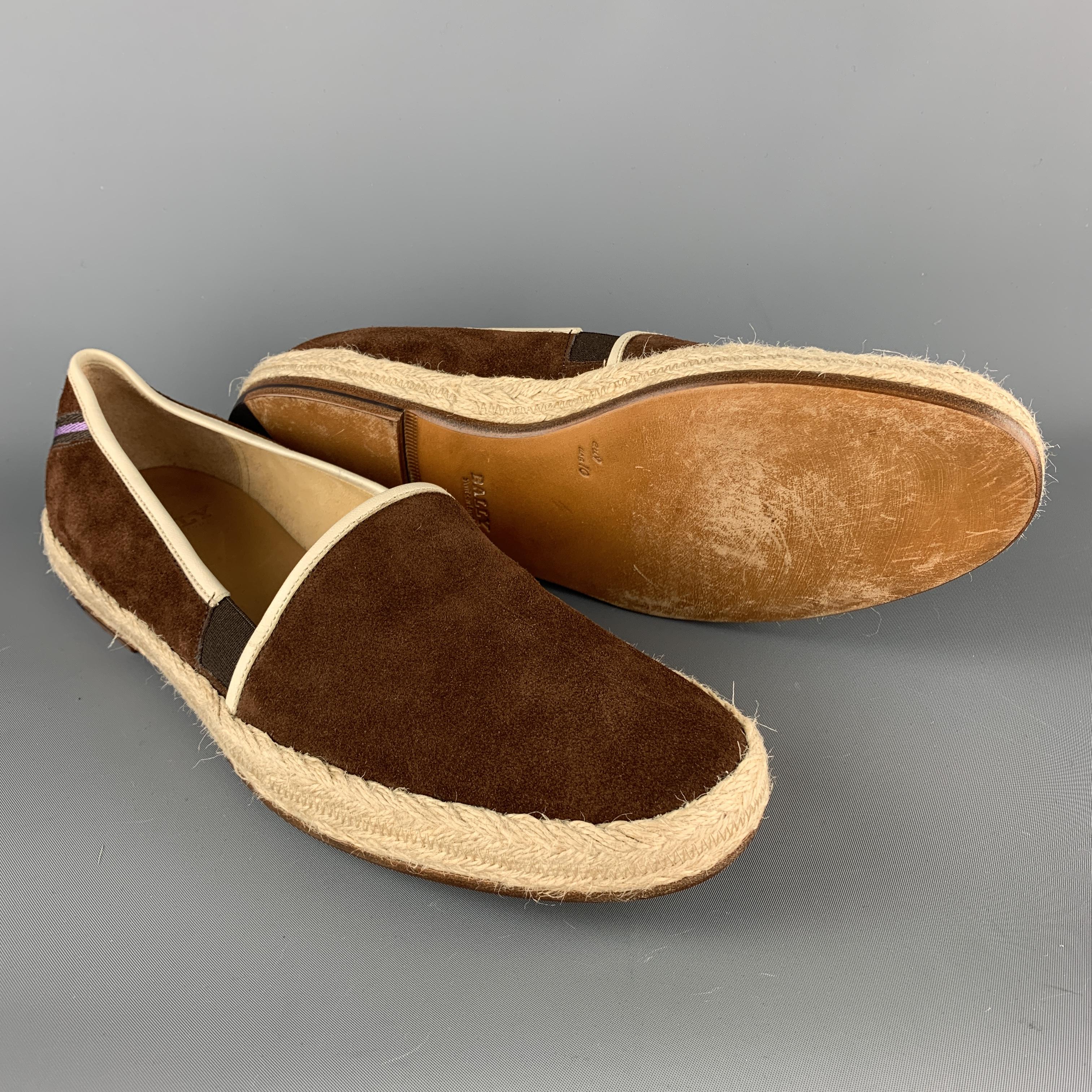 bally loafers brown