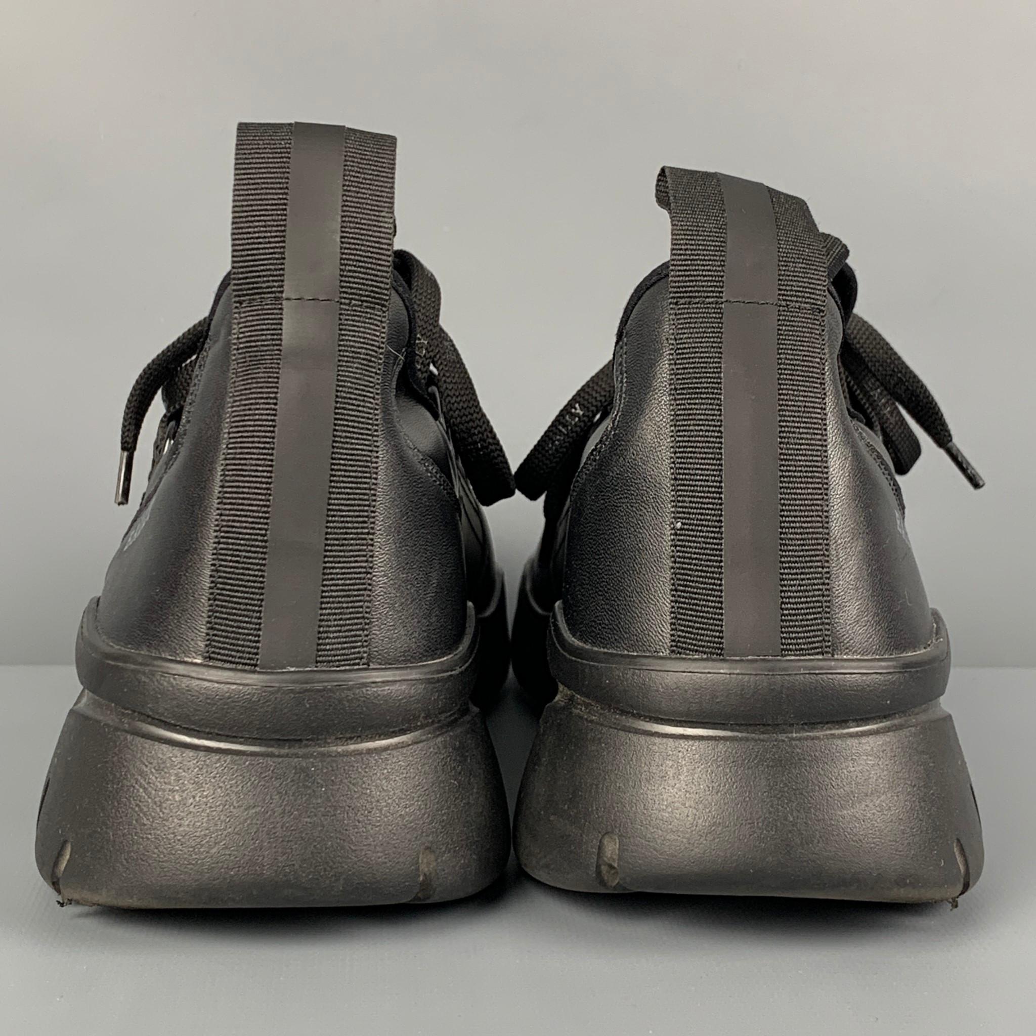 bally black sneakers