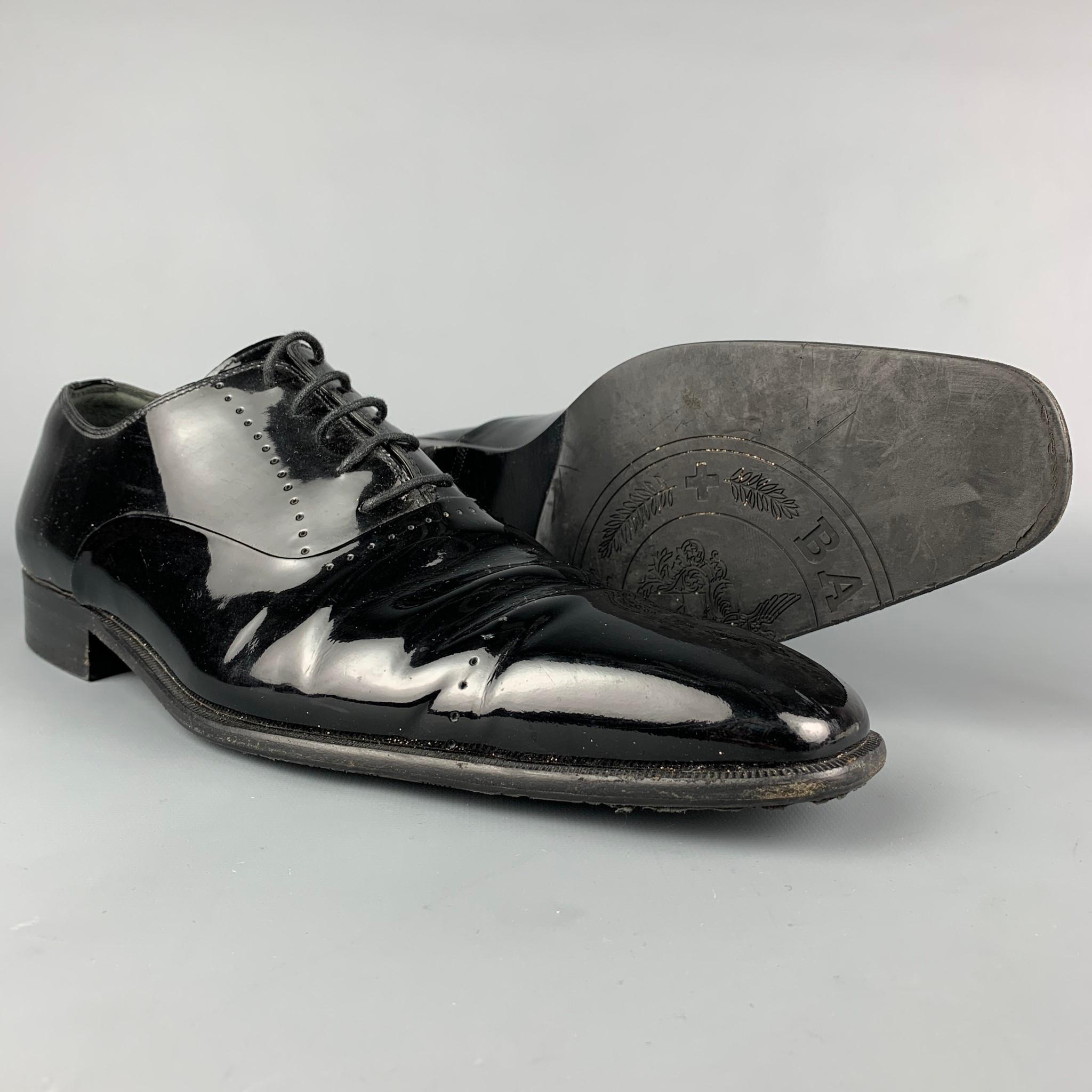 bally patent leather shoes