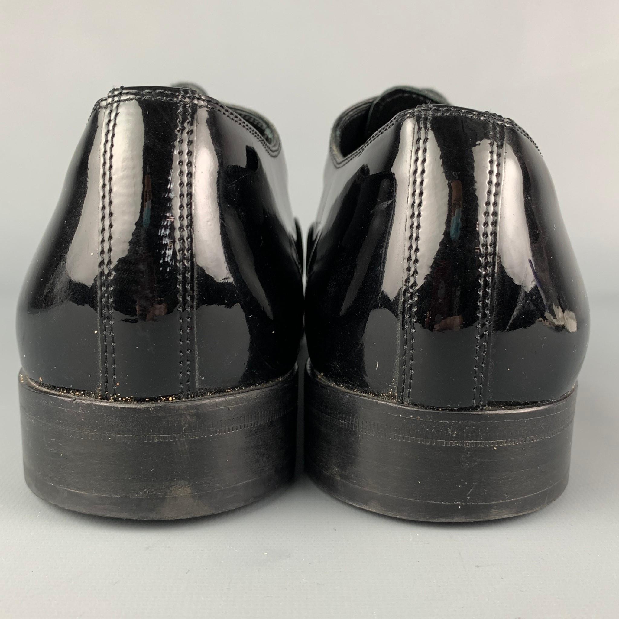 bally patent leather sneakers