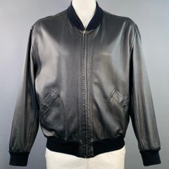 BALLY Größe 42 Schwarz Wildleder Wendebomberjacke