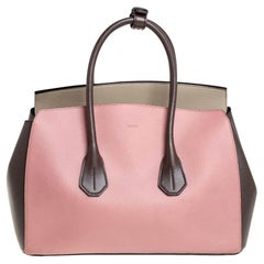 Bally Tri Color Leder Medium Sommet Satchel