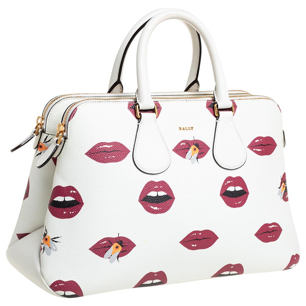 bally white bag
