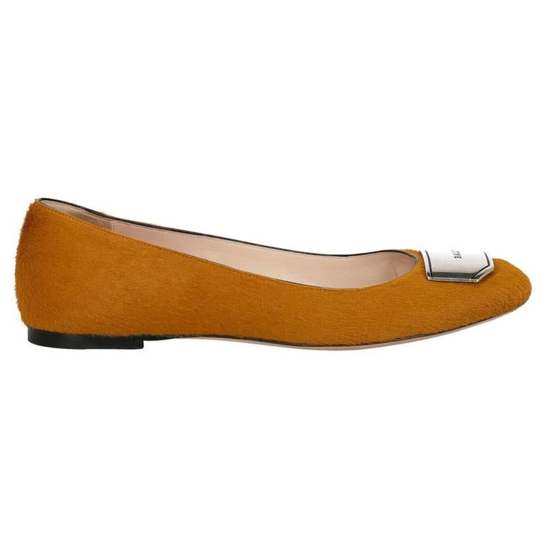 Bally Woman Ballet flats Camel Color EU 37 For Sale at 1stDibs