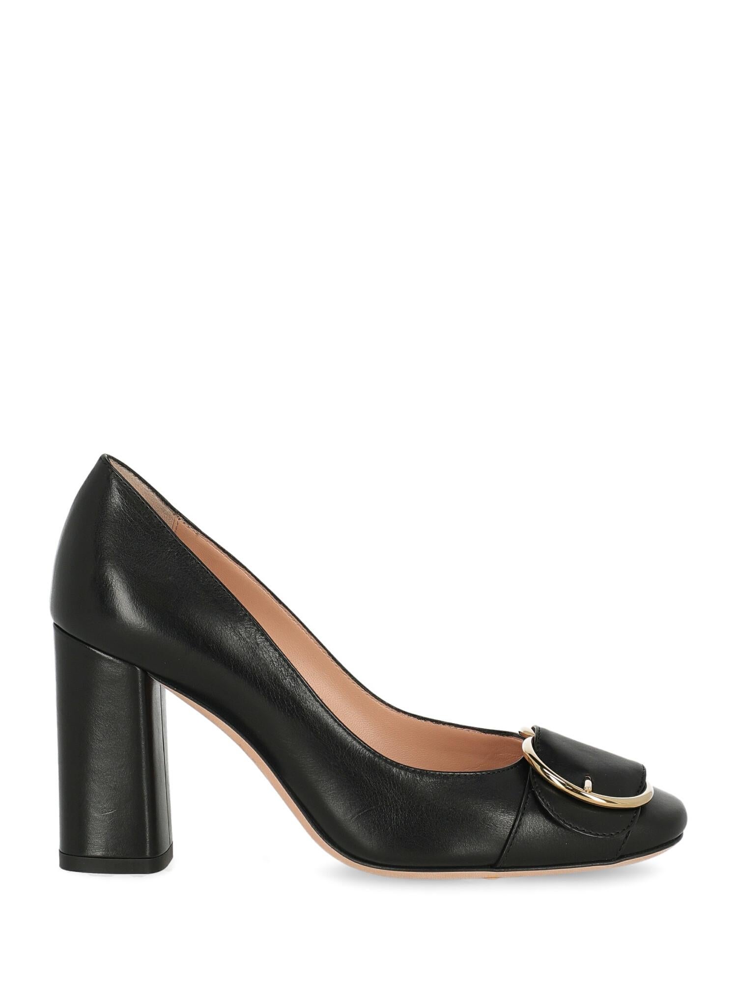 Bally Woman Pumps Black Leather IT 36 For Sale 1