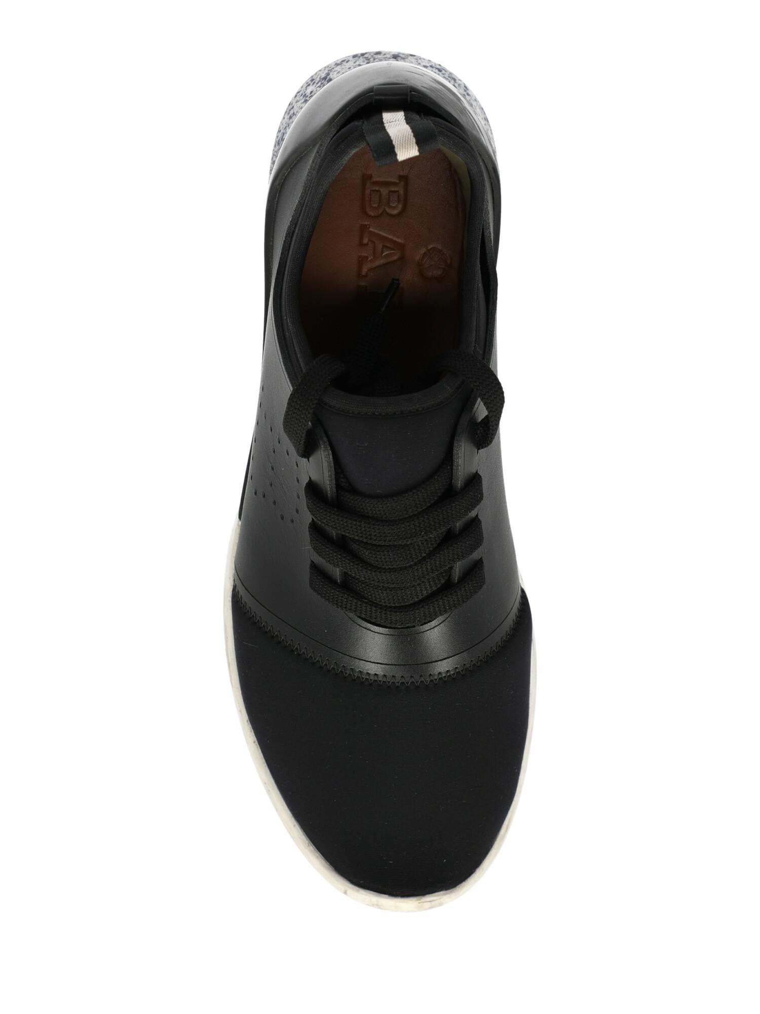 Bally Woman Sneakers Black Synthetic Fibers US 6.5 For Sale 1