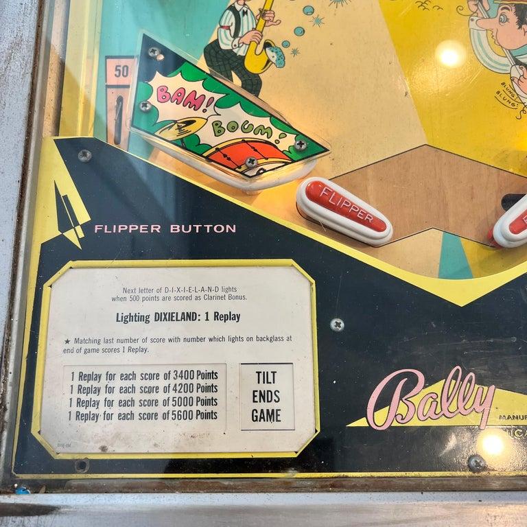 Metallo Flipper Arcade 'Dixieland' di Bally, 1968 in vendita
