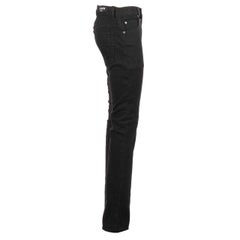 Balmain - 6-Pockets Jeans SLIM with Logo Texture Black 30