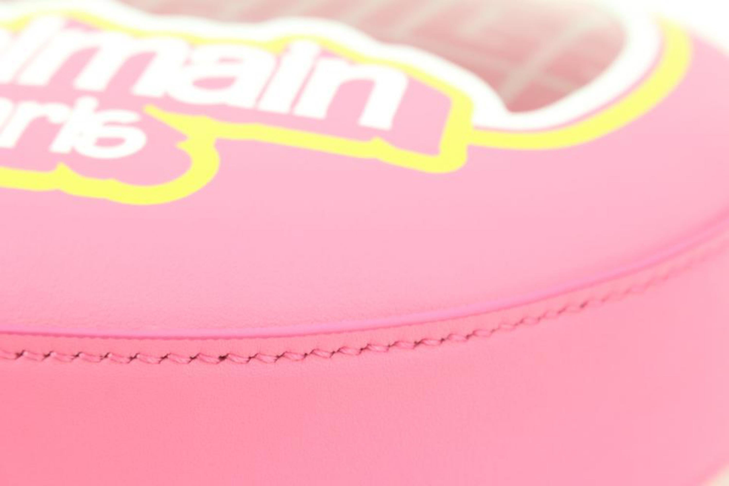 Balmain Barbie Translucent Pink Disco Round  Crossbody Bag  1BM318 For Sale 4