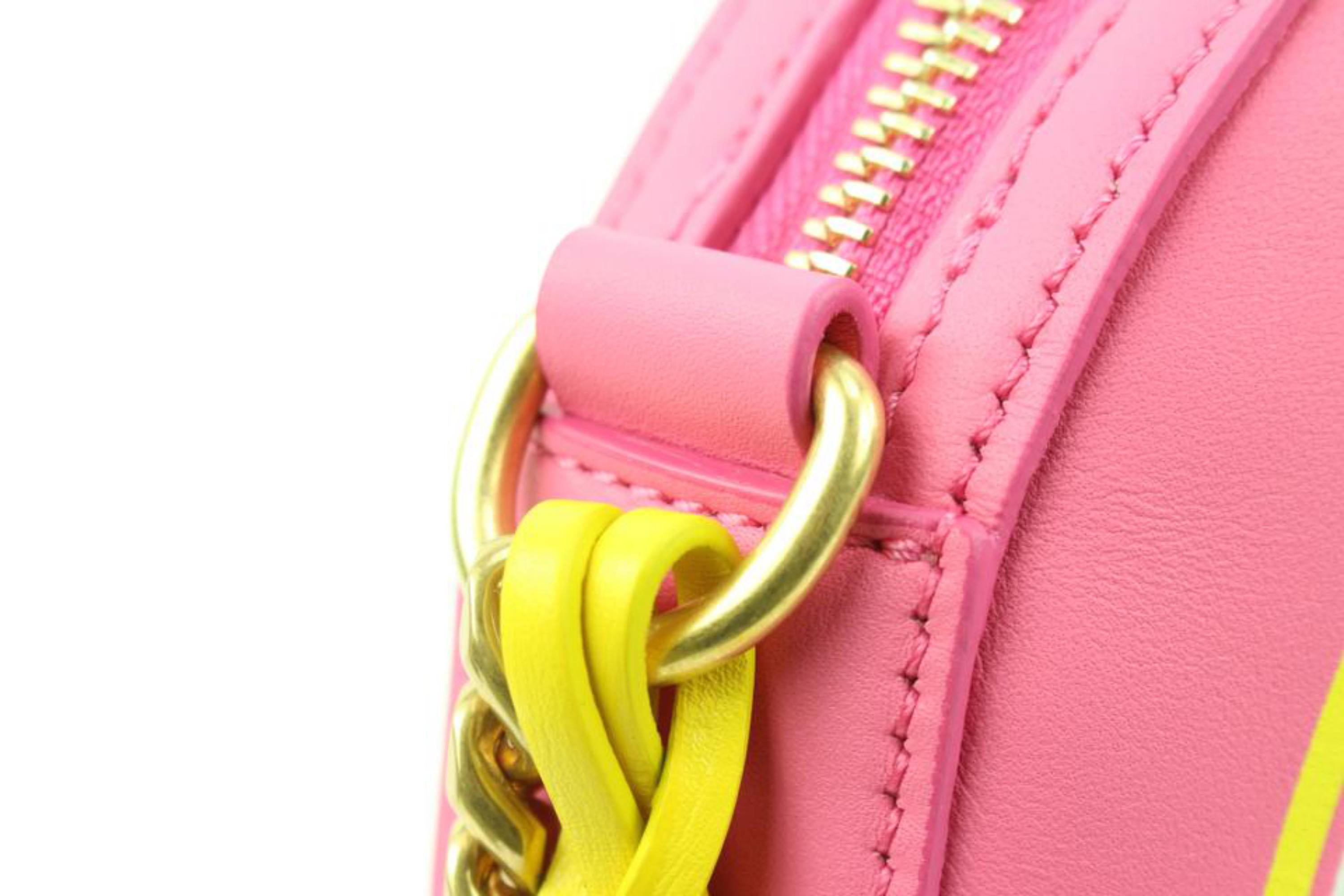 Balmain Barbie Translucent Pink Disco Round  Crossbody Bag  1BM318 For Sale 1