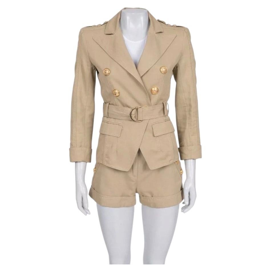 Who makes Balmain suits?