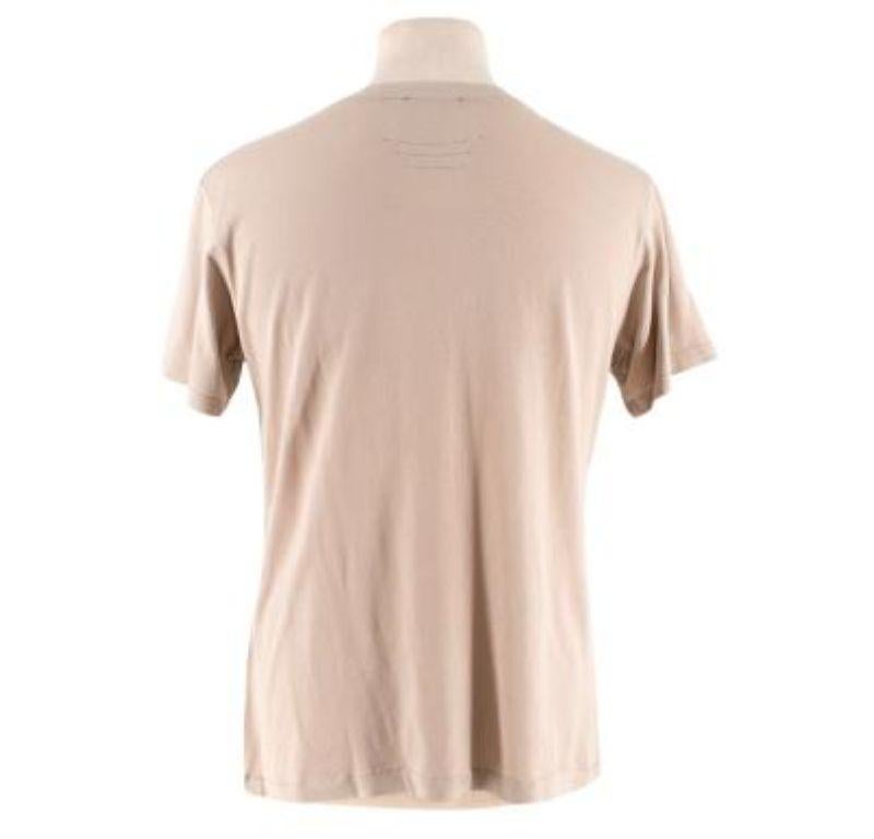 Balmain Beige cotton tiger print T-shirt

- Soft, fine cotton jersey
- Scoop neck, short sleeve
- Graphic tiger print on the front 
- Slouchy fit

Materials: 
This item does not have a care label, but we believe it to be a cotton blend, and based on
