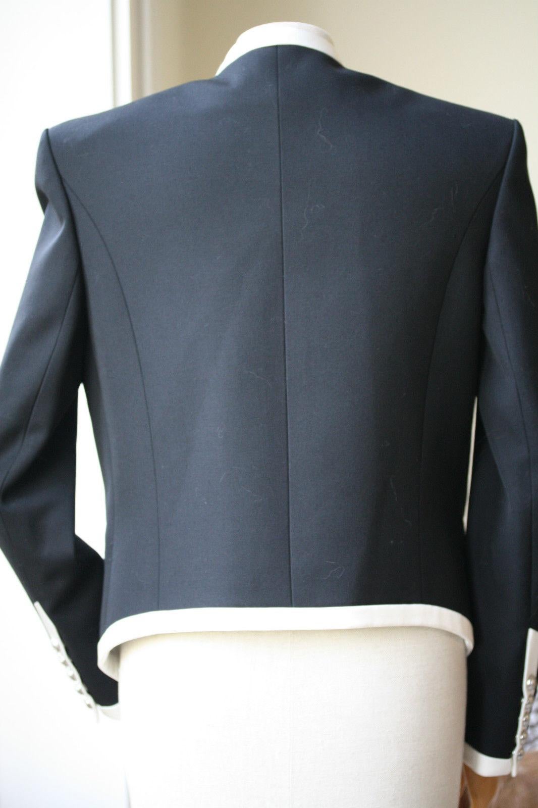 Balmain Bi-Tone Open Blazer Jacket  In New Condition In London, GB