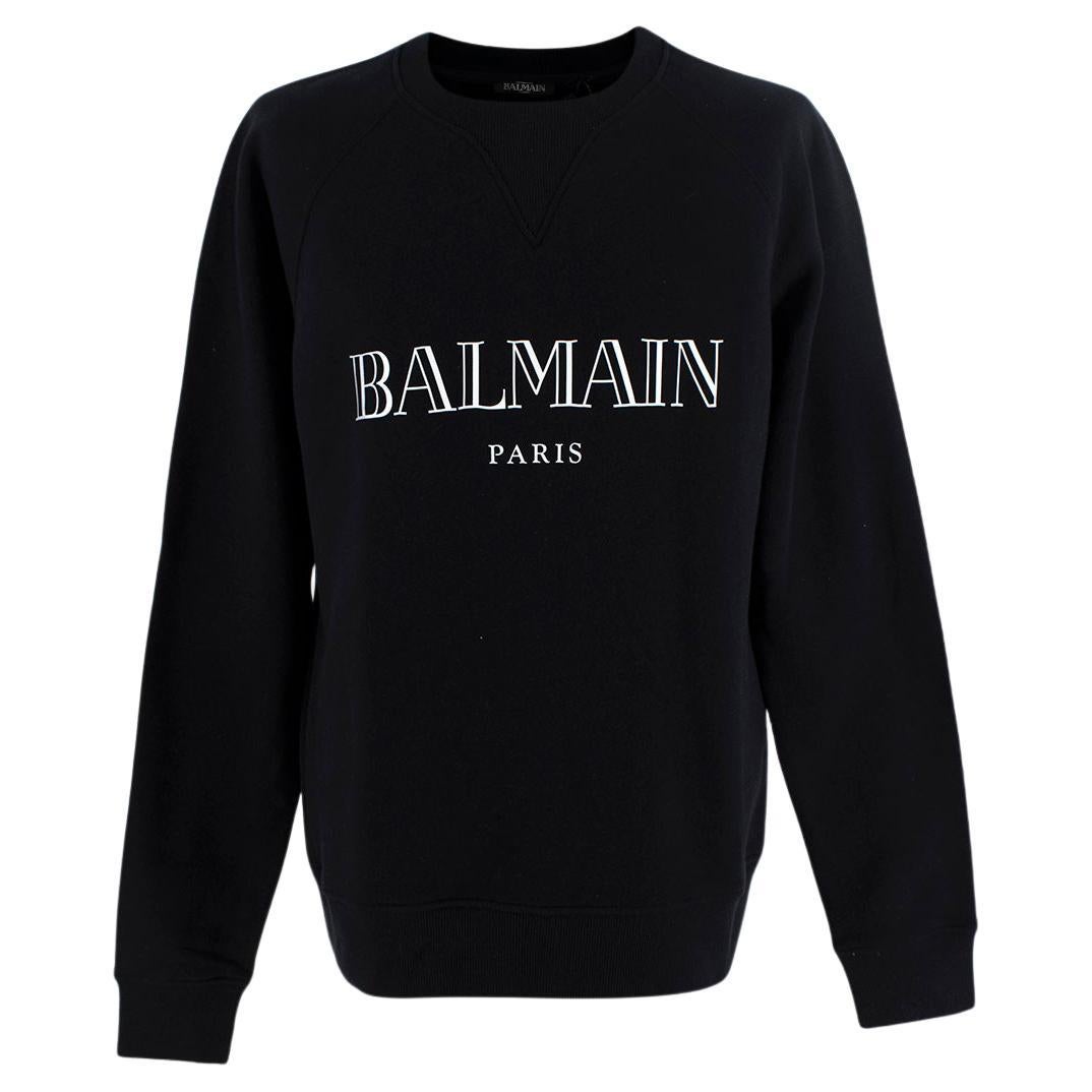 Balmain black top For Sale at 1stDibs