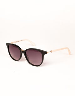 Balmain - Lunettes de soleil noires et crèmes