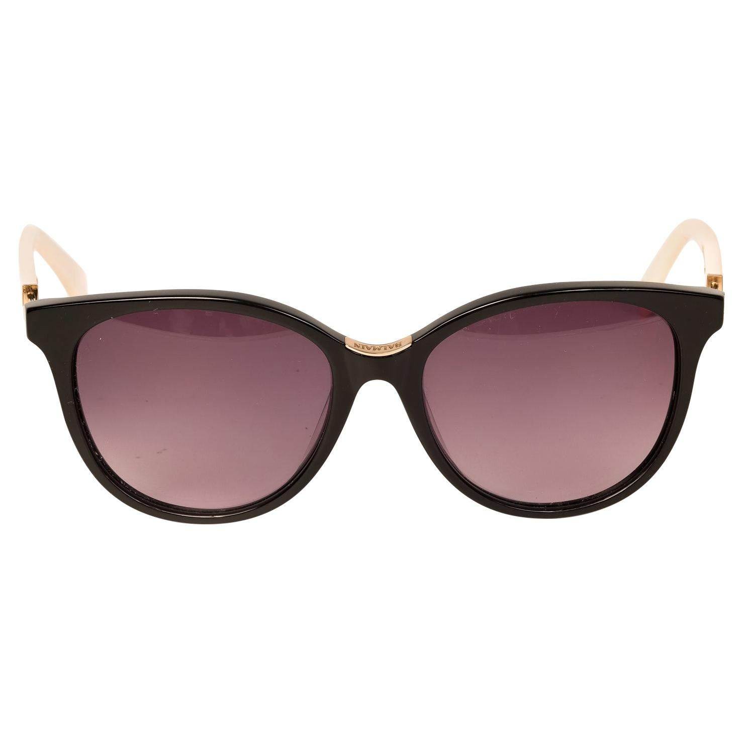 Balmain Black & Cream Sunglasses