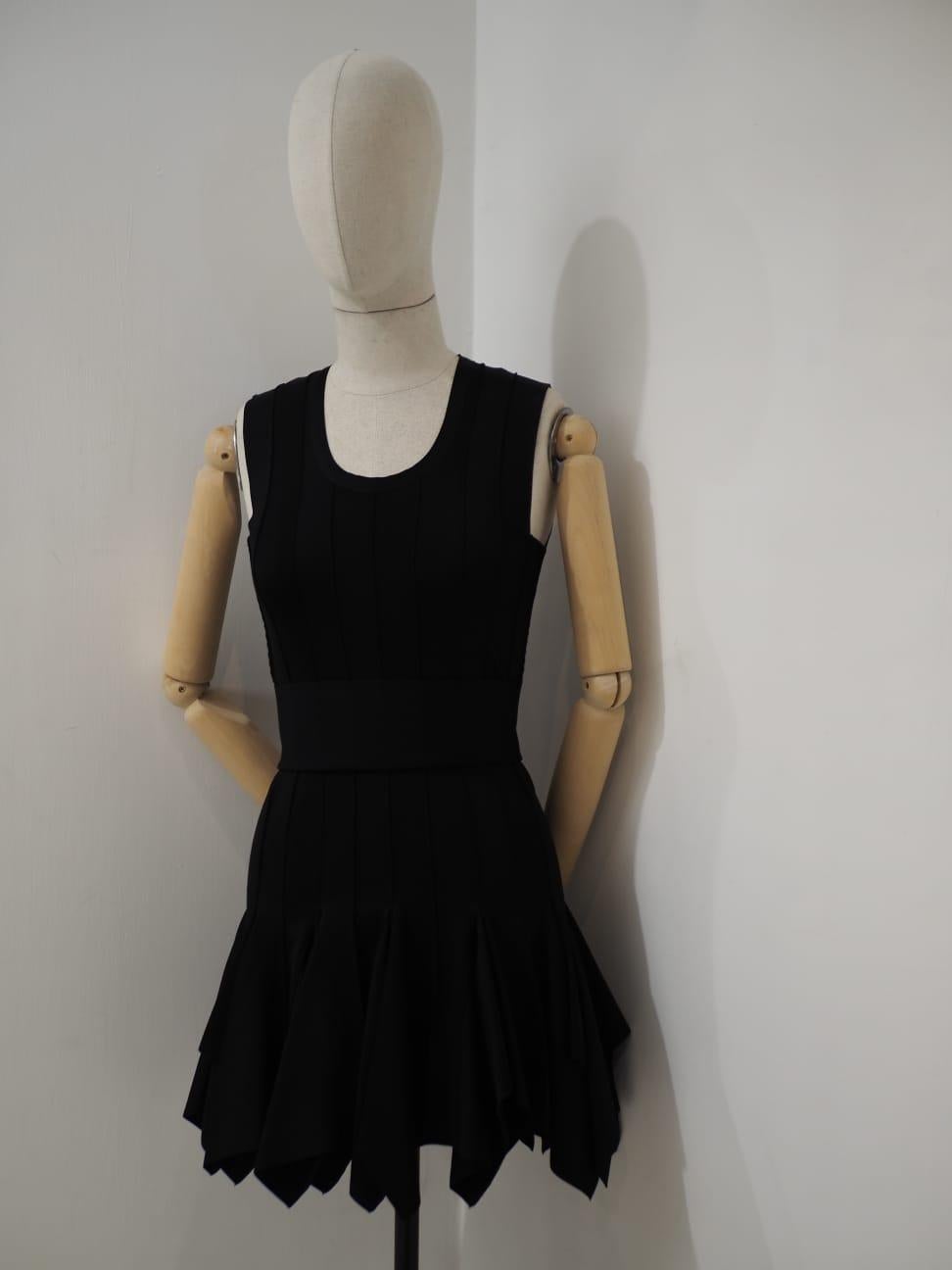 Balmain black dress For Sale 2