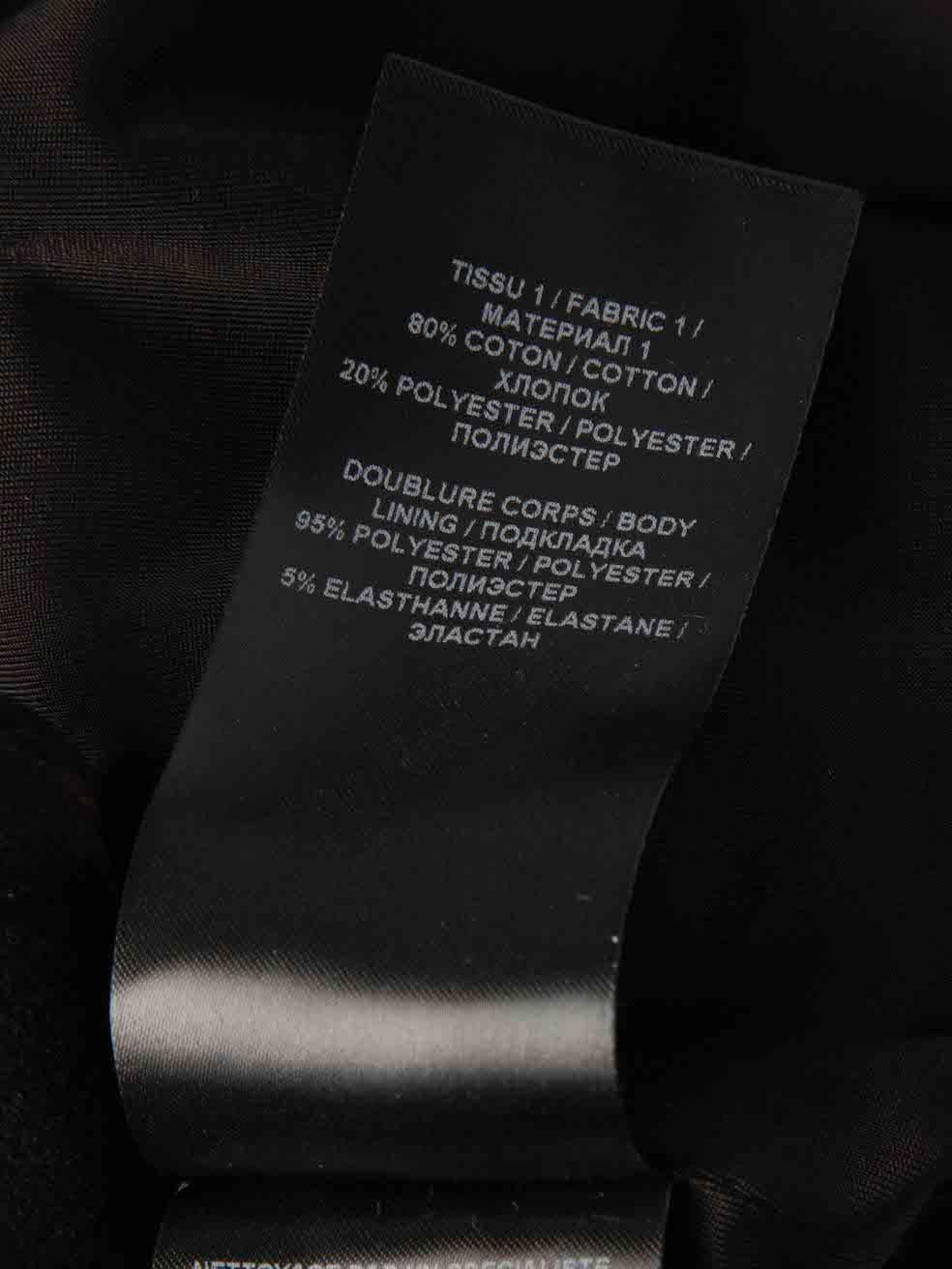 Balmain Black Flame Printed Mini Dress Size M 1
