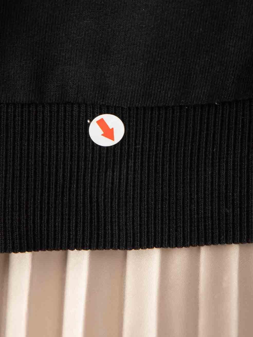 Balmain Black Flocked Logo Detail Sweatshirt Size XS For Sale 1