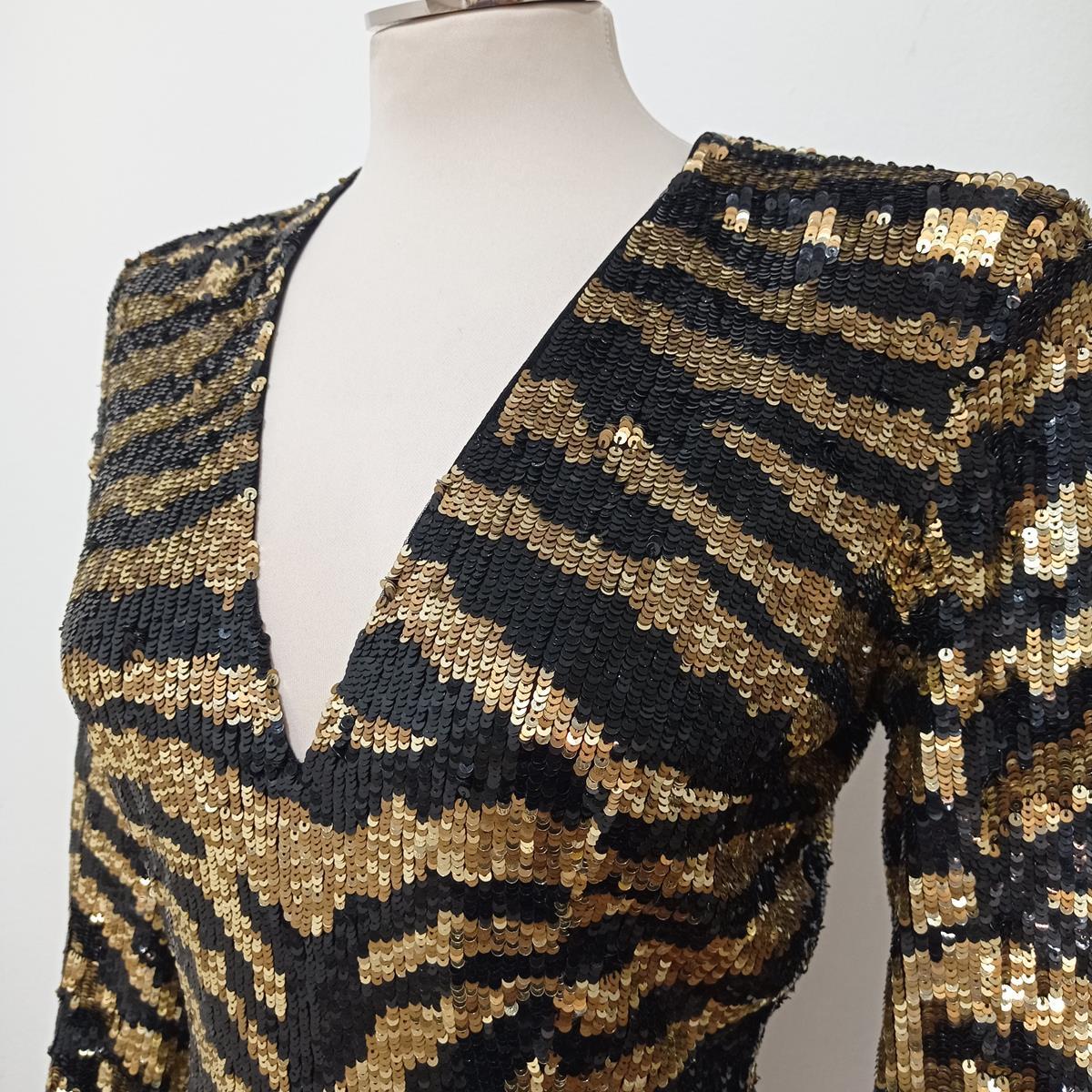 balmain dress sequin