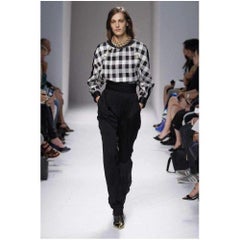 Balmain Black High Waisted Tuxedo Pants