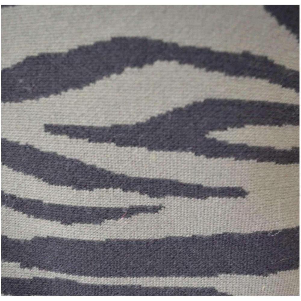 Balmain Black & Khaki Zebra Print Sweater In Excellent Condition For Sale In Brossard, QC
