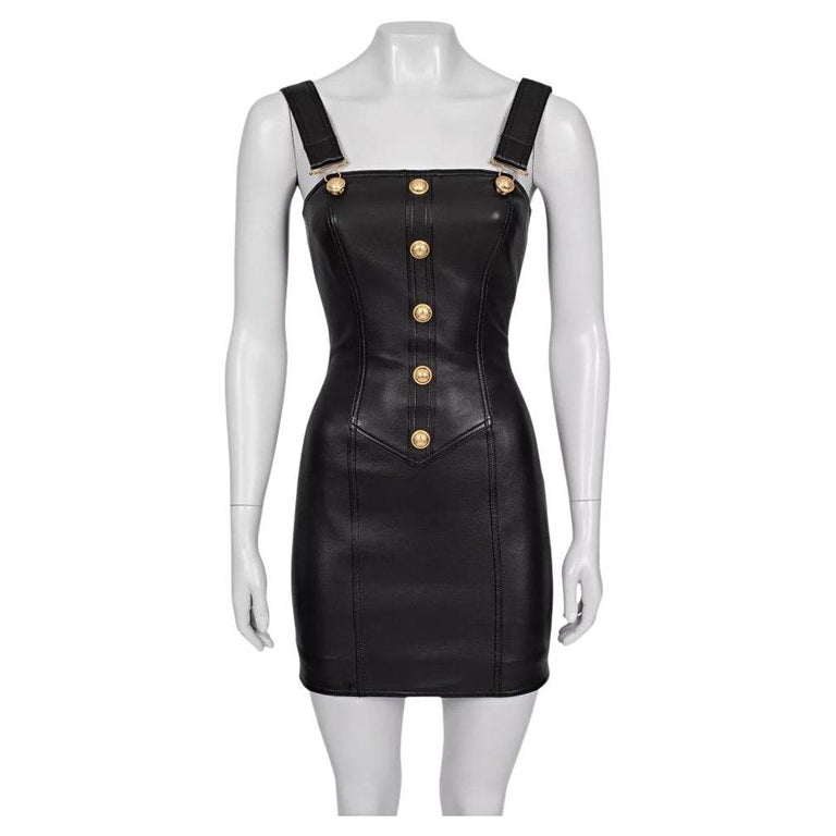balmain leather dress Balmain