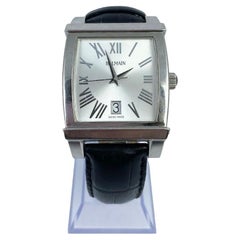 Montre Balmain en cuir noir pour hommes