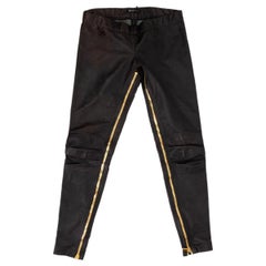 Balmain Leather Trousers - 2 For Sale on 1stDibs