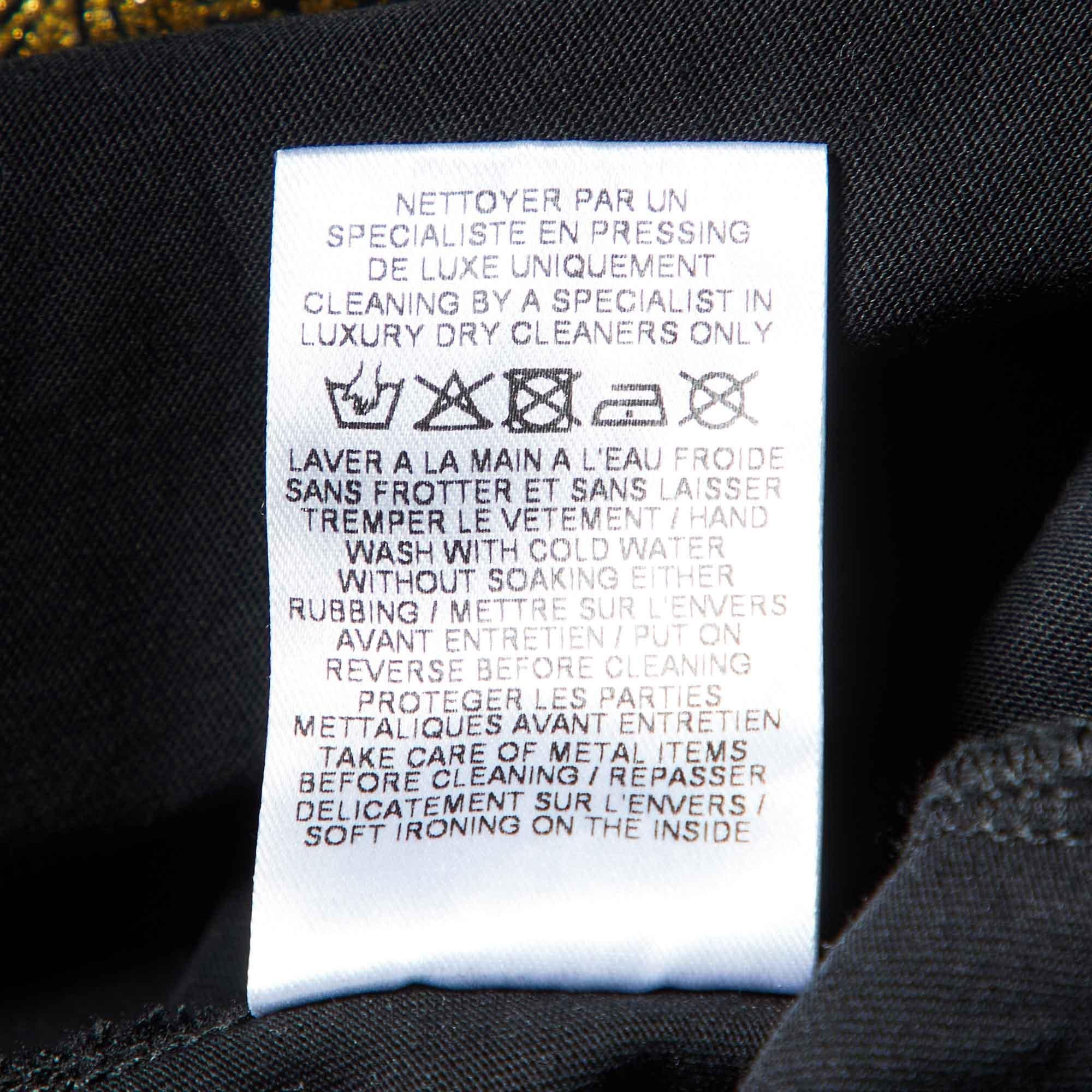 Balmain Black Logo Print Cotton Sleeveless T-Shirt L For Sale 2