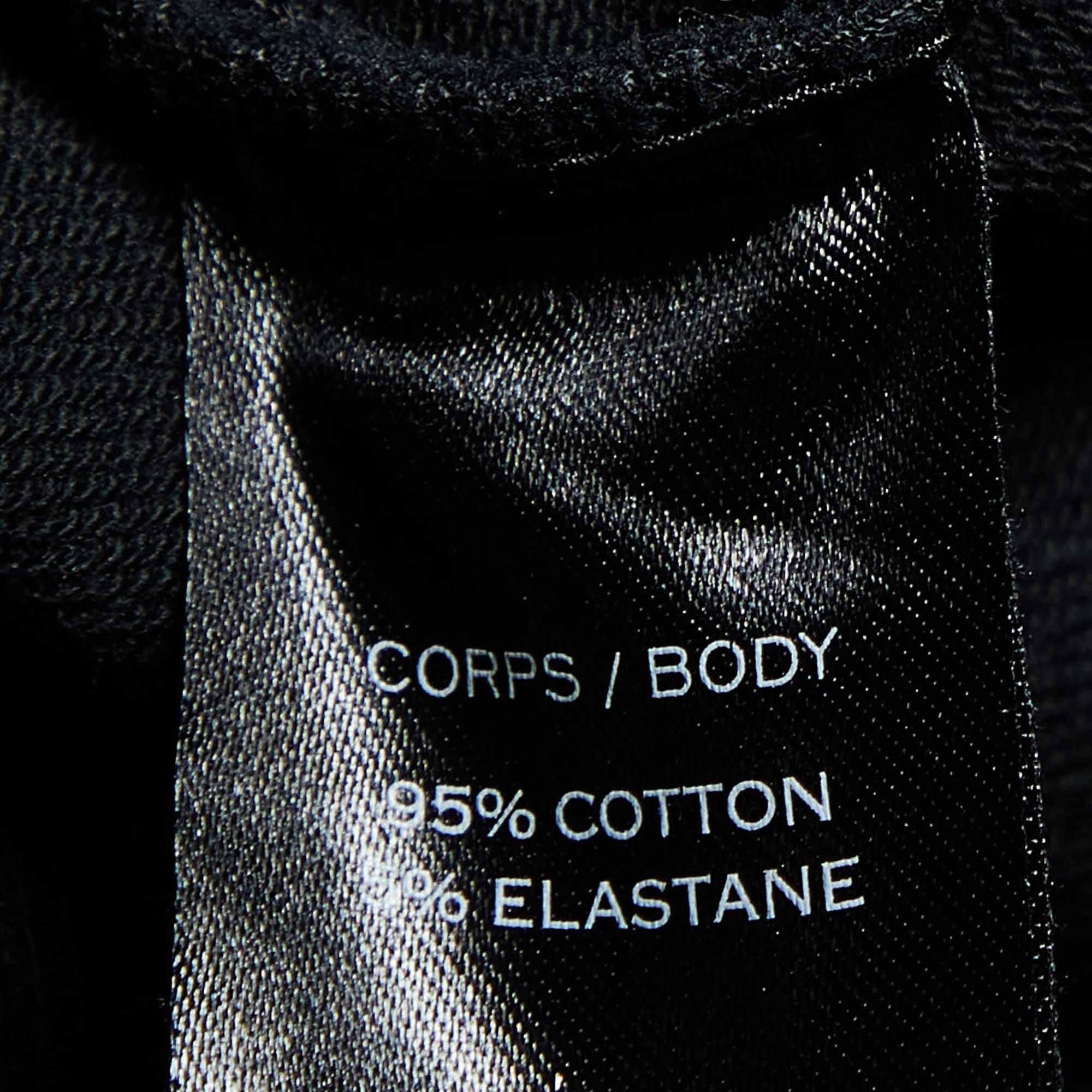 Pantalon de jogging en coton zippé imprimé du logo de Balmain 2XL en vente 1
