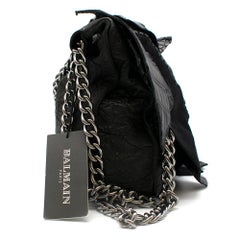 Balmain Black Patchwork Bag