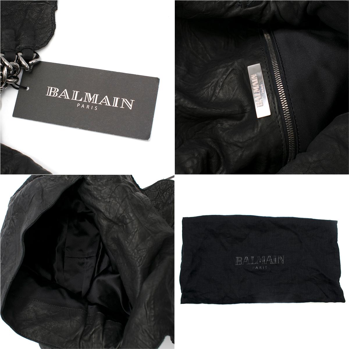 Balmain Black Patchwork Bag	 4