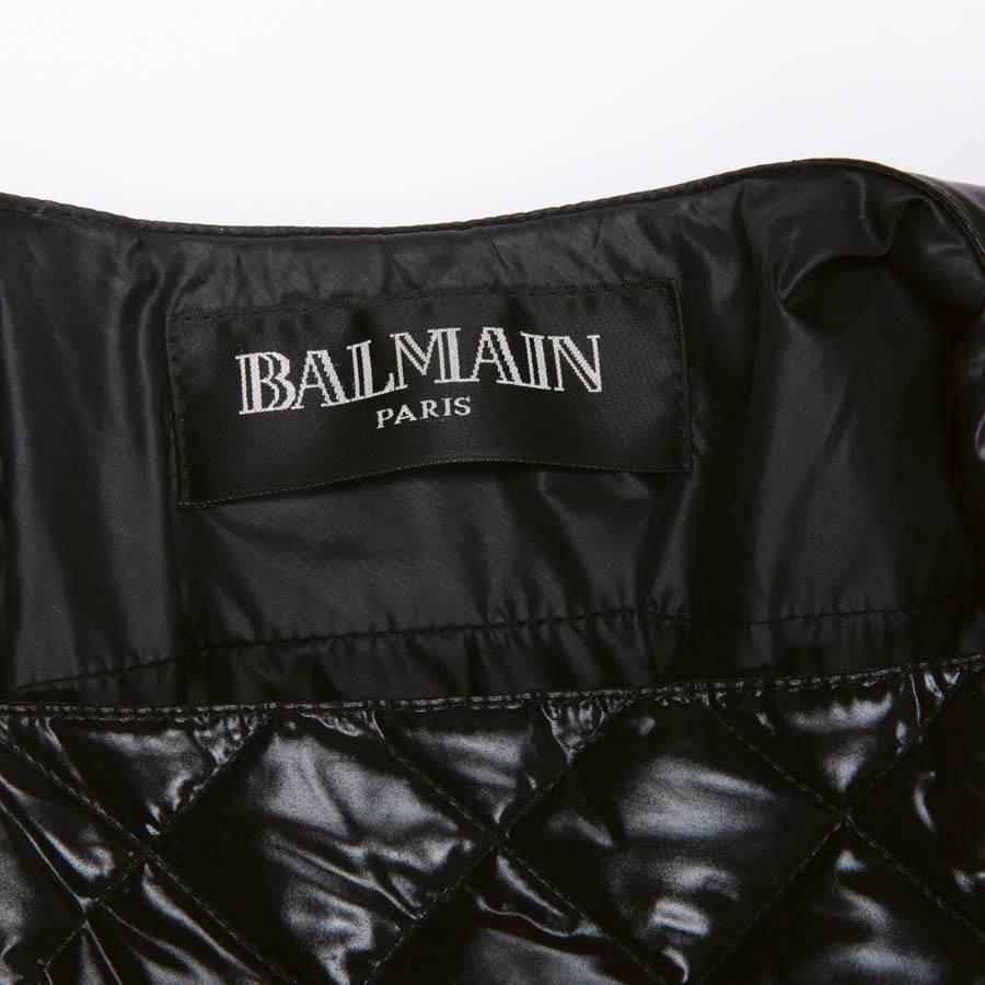 BALMAIN Black Perfecto Down Jacket Size 38FR 5