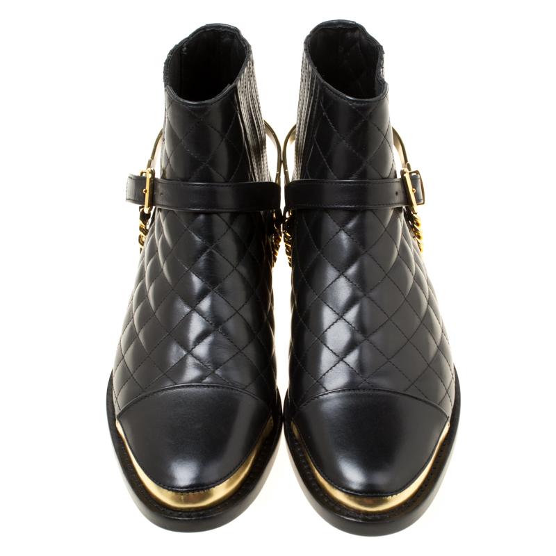 balmain chain boots