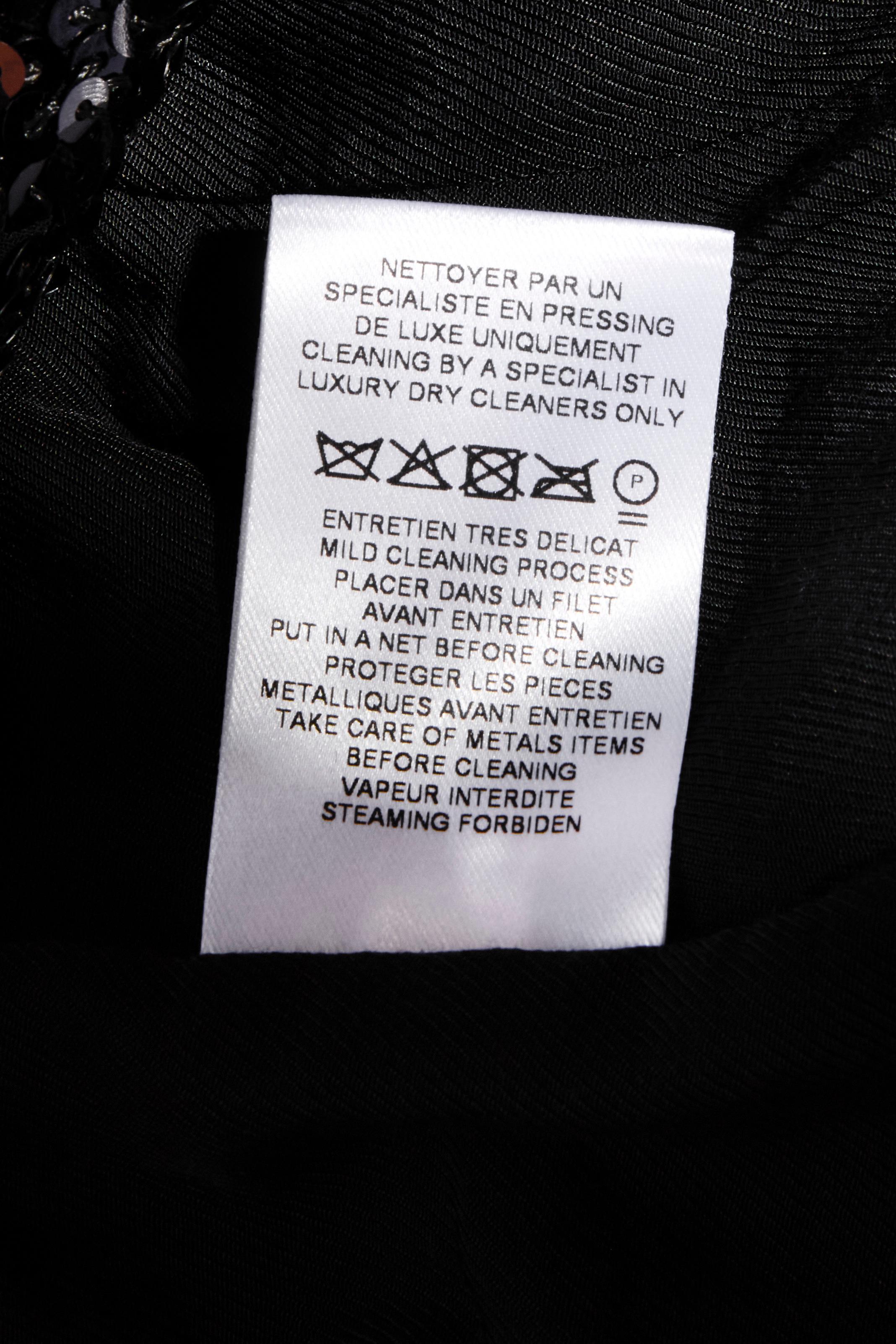 Balmain - Blazer doppiopetto con paillettes e pantaloni abbinati - FR 38 in vendita 10