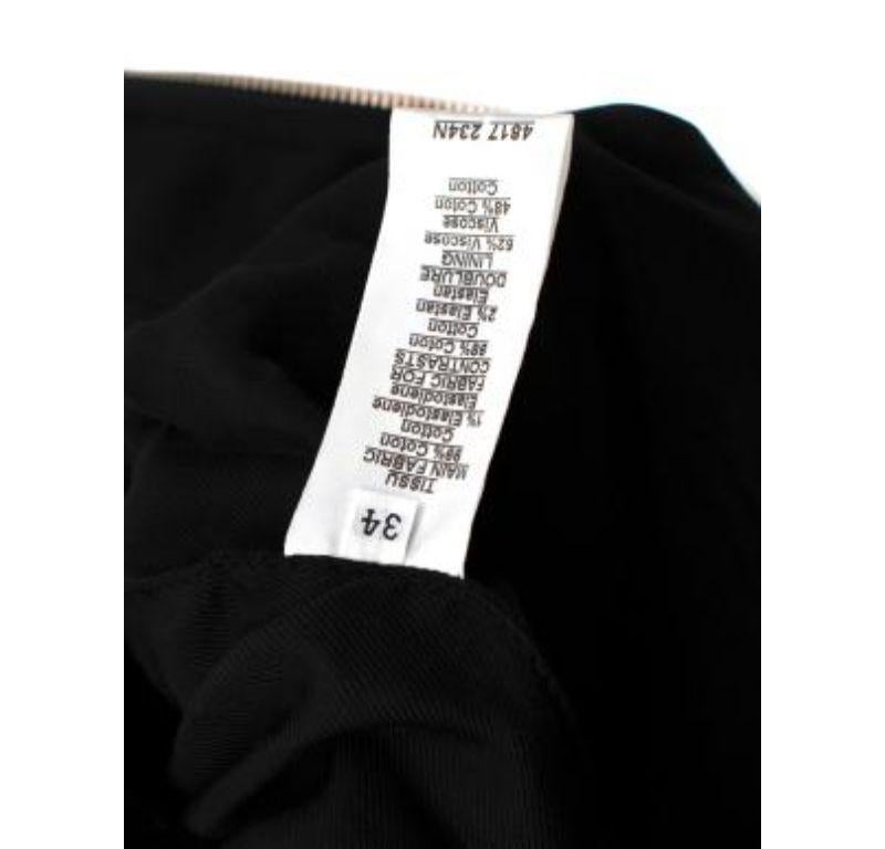 Balmain Black Velvet Ruffled Skirt For Sale 3