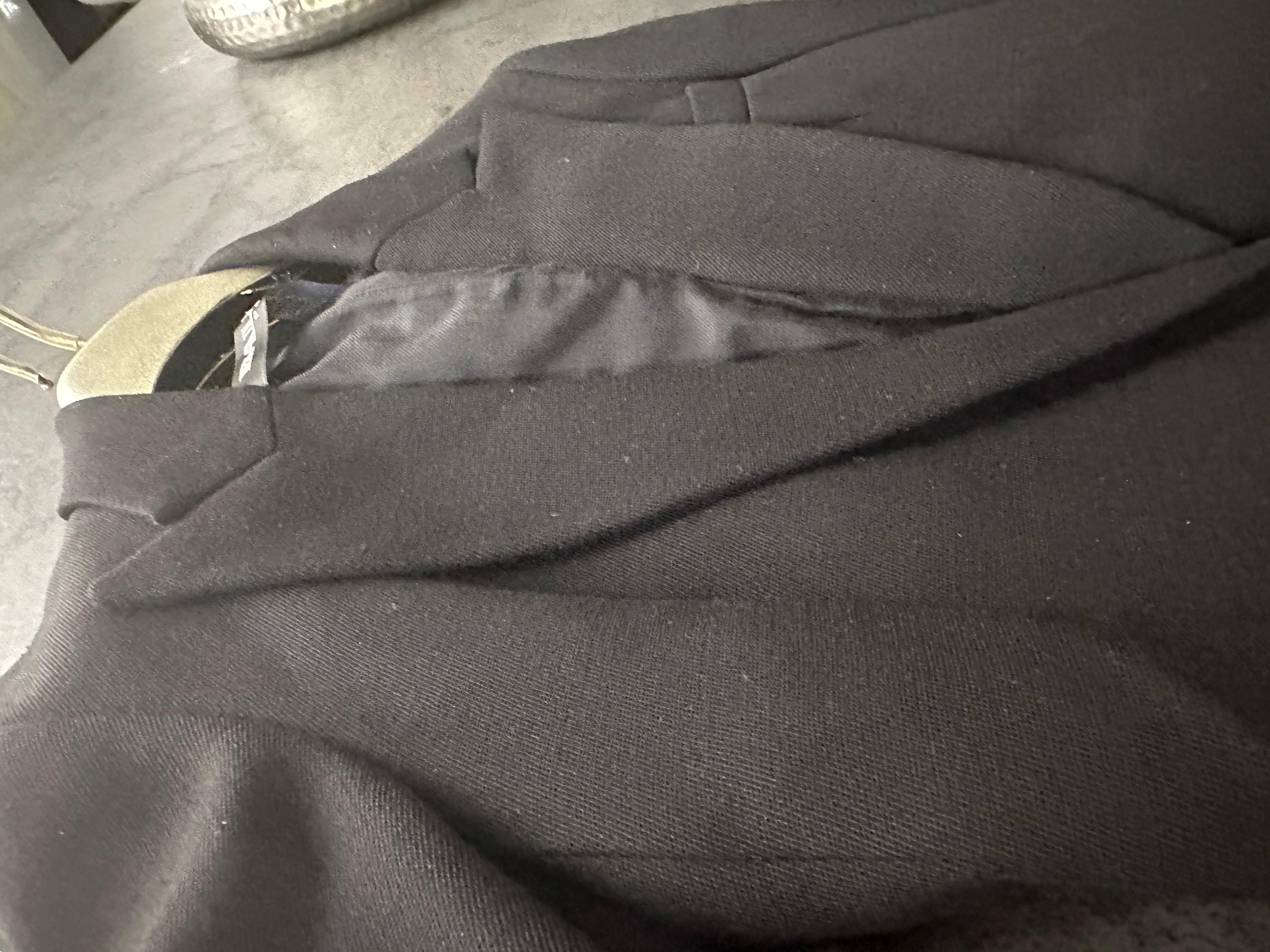 Balmain Blazer nero in lana a un bottone in vendita 5