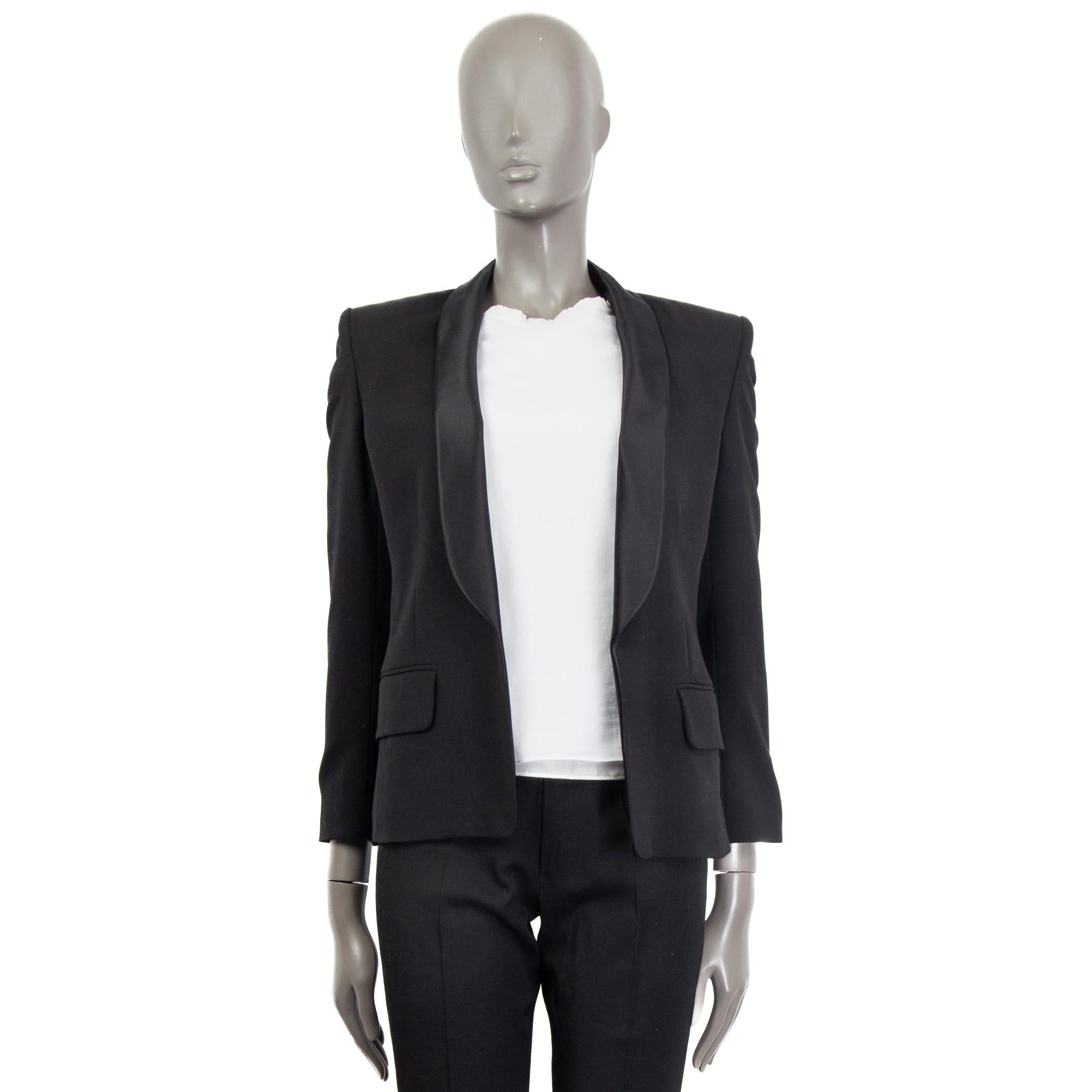 women's tuxedo jacket with satin lapels