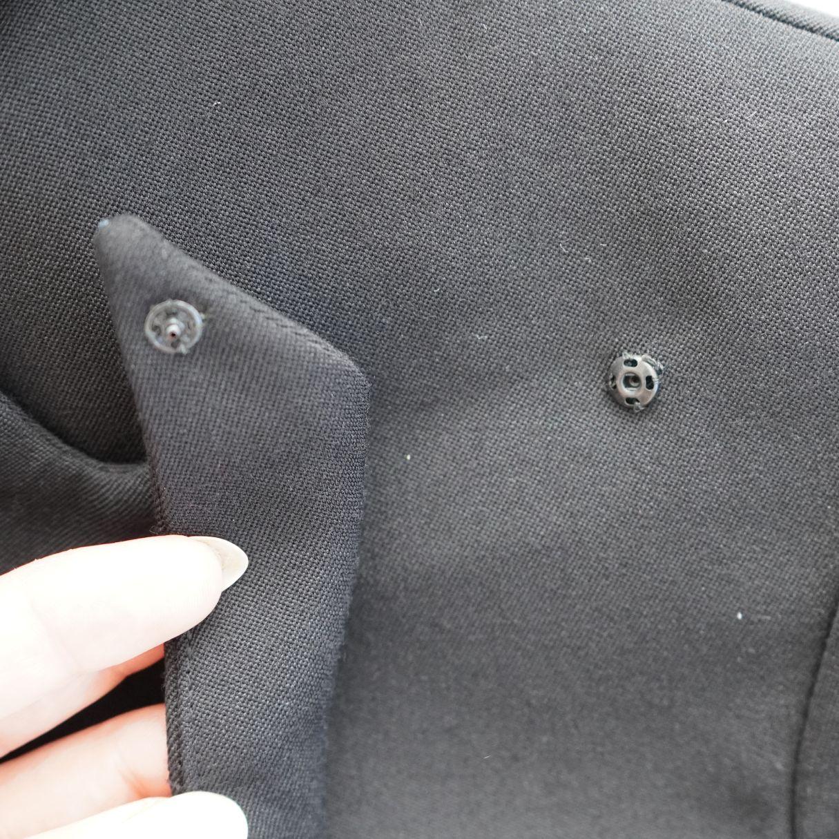 Balmain Schwarzer einreihiger Wollblazer Minikleid im Angebot 6