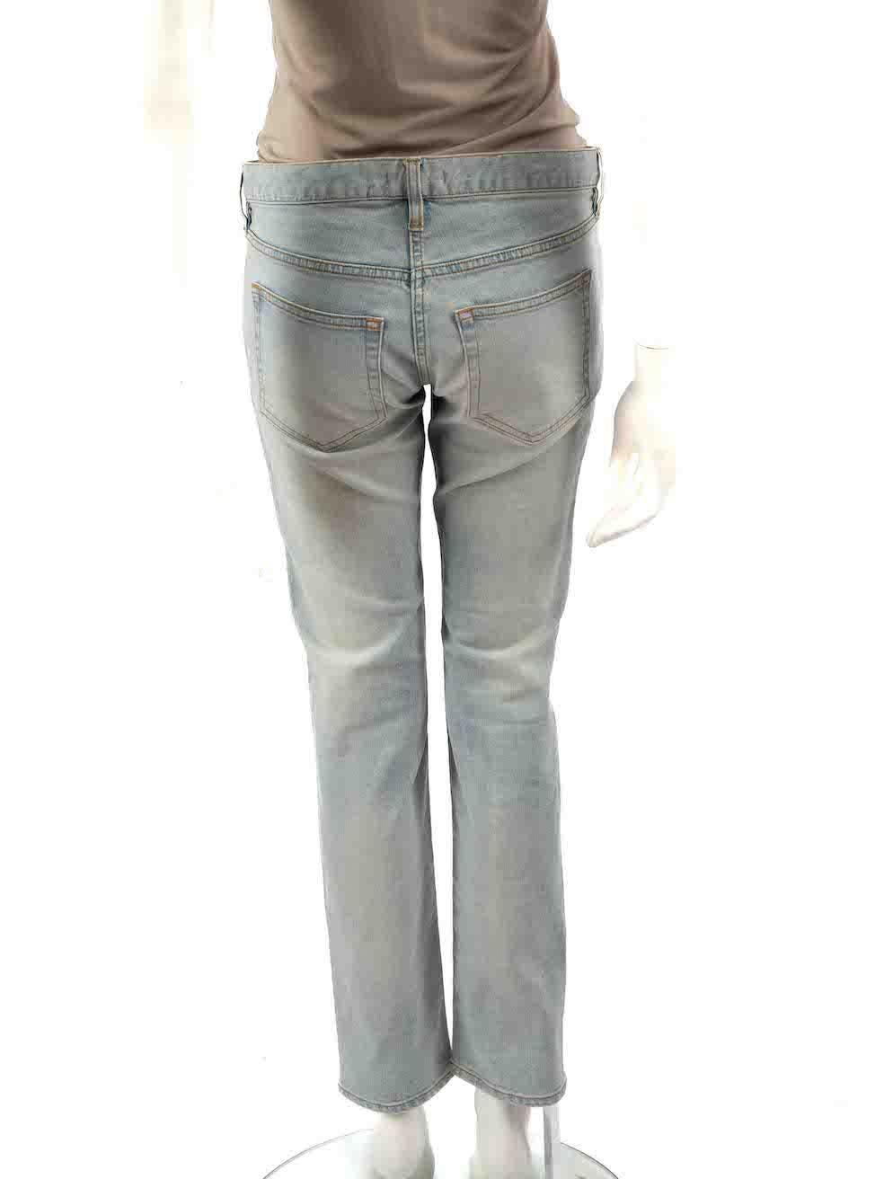 Vaqueros lavados azul Balmain Talla L Gris en venta