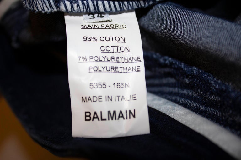 Balmain Blue Jeans