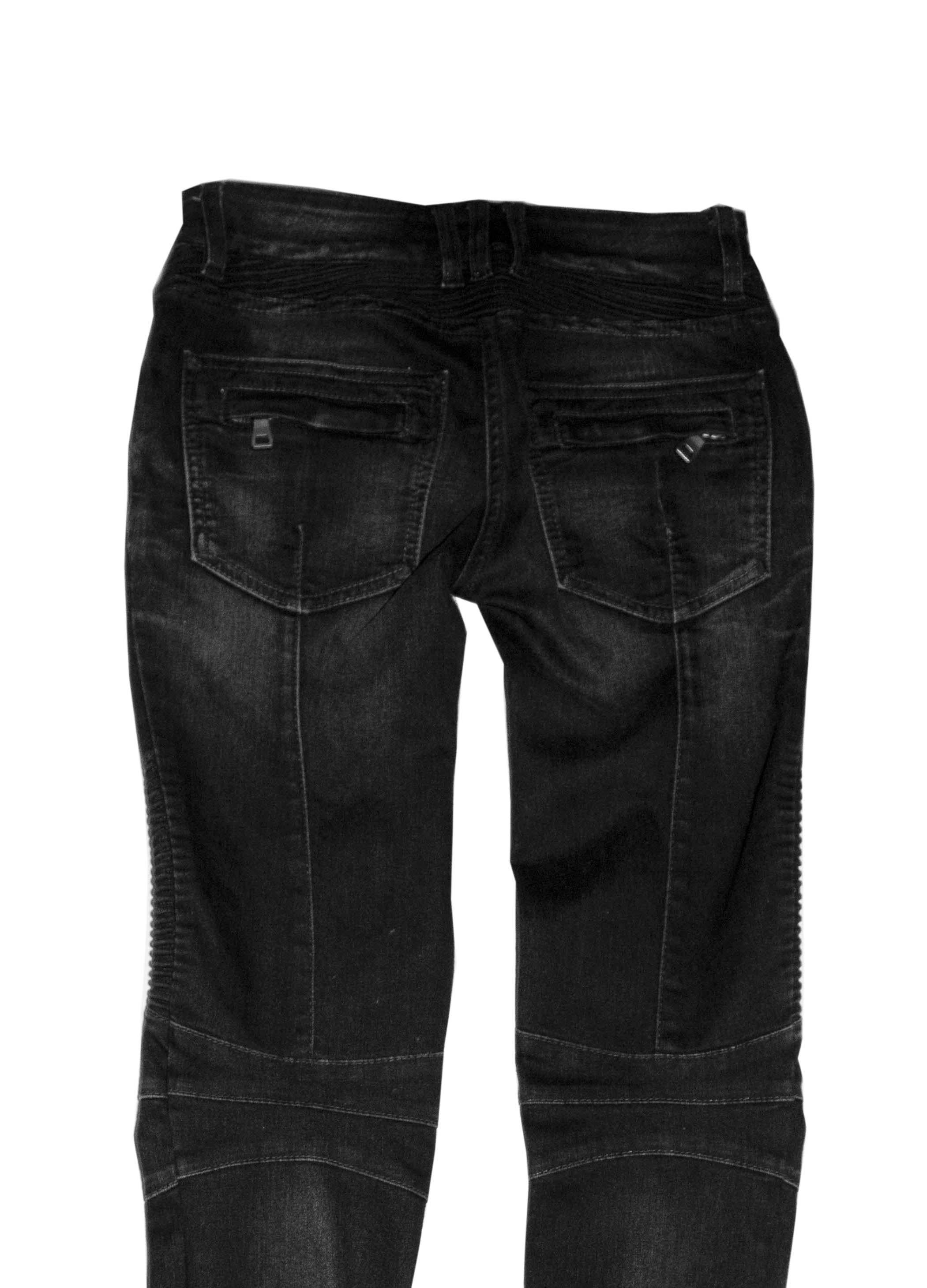 balmain jeans black