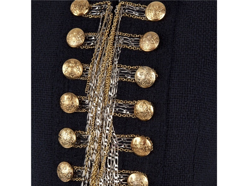 balmain embroidered jacket